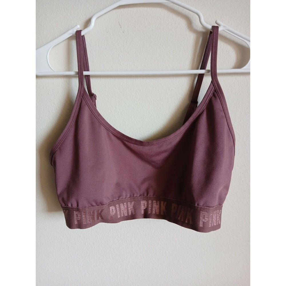 Victoria’s Secrets PINK Sports Bra Size Large Rose Mauve